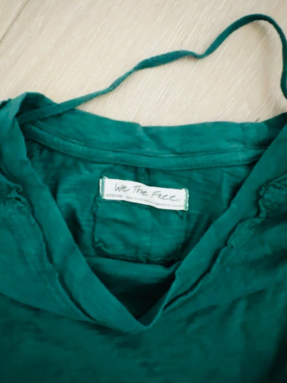 We The Free Teal Long Sleeve Top M